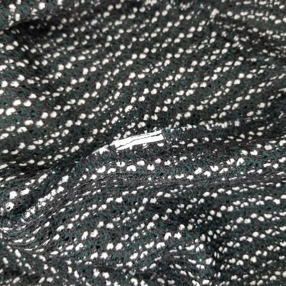 Zara Green Knit Surplice Asymmetrical Mini Dress - Picture 4 of 7